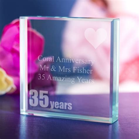 35th (Coral) Anniversary Keepsake | The Gift Experience