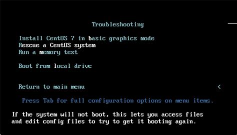 Using Grub Rescue Commands On Centos Linux Hint