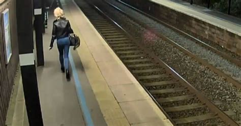 Terrifying Footage Shows Woman Desperately Fleeing Sex Attacker At Train Station Mirror Online
