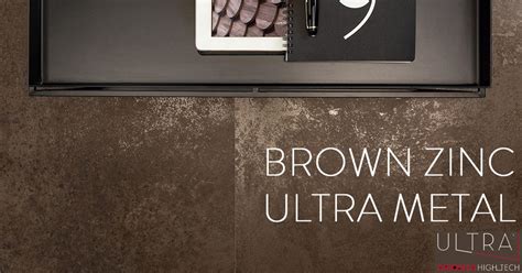Pavimenti E Rivestimenti Floors And Walls Brown Zinc Ultra Metal