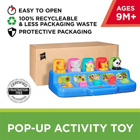 Playskool Poppin Pals Pop Up Activity Toy For Babies And Toddlers Ages