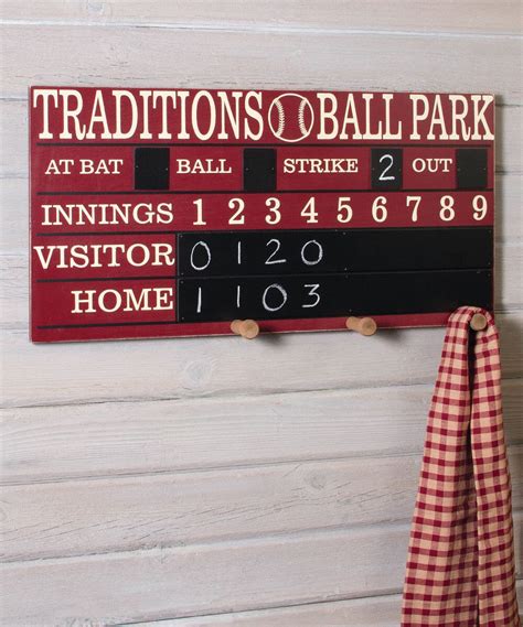 Look At This Chalkboard Baseball Peg Scoreboard On Zulily Today