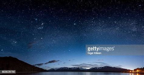 Starry Night Sky Landscape Photos And Premium High Res Pictures Getty