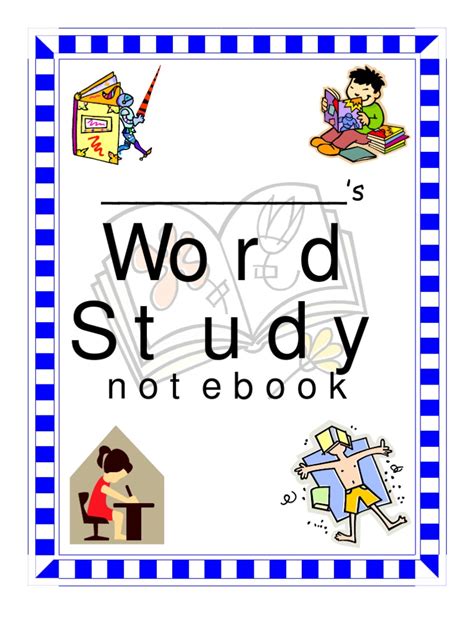 Word Study Notebook Homework Semiotics