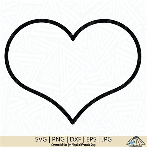 Open Heart Svg Heart Svg Frame Svg Heart Cutting File Heart Clip Art