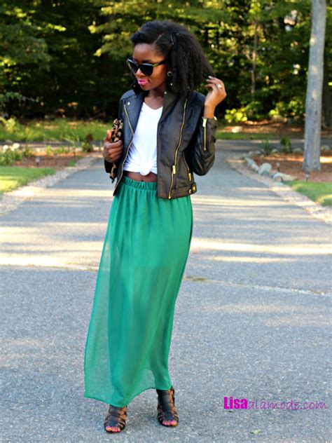 Fall Maxi Skirt Outfit Fashion A La Mode Link Up