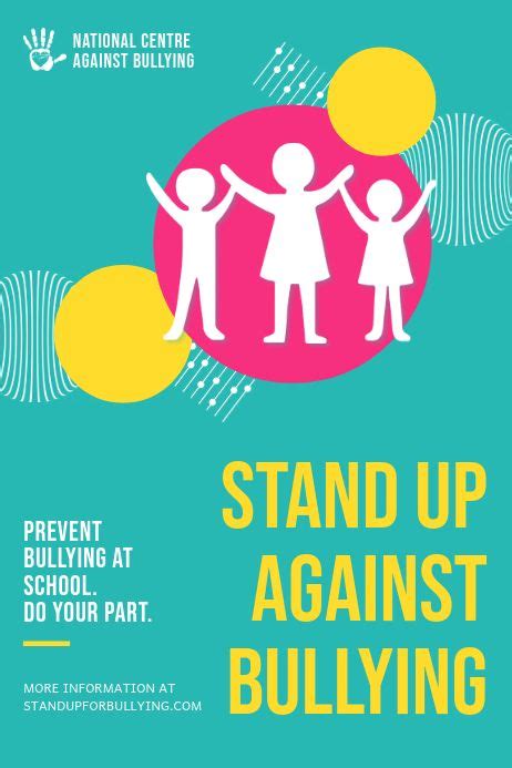 Pin On Anti Bullying Poster Templates