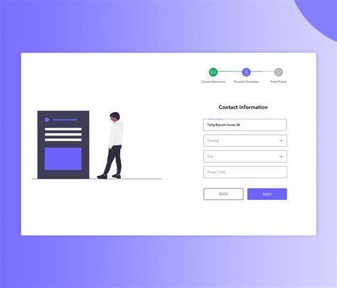 Contact Form Ux Ui Design On Behance