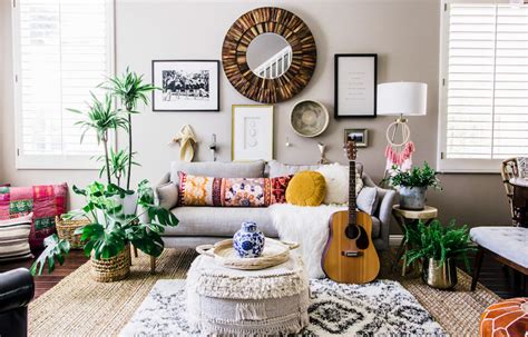 Effortless Boho Style Transforms A 90s Cookie Cutter Home