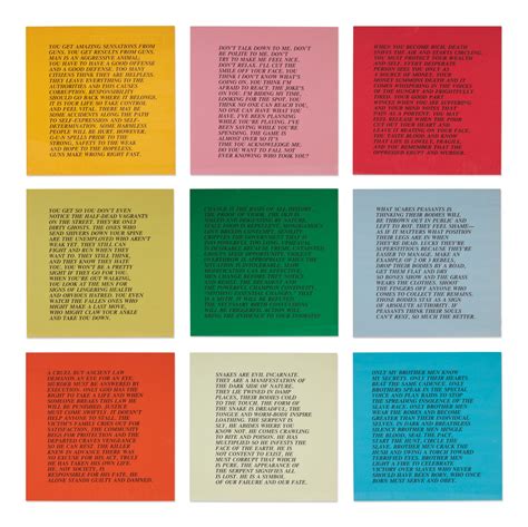 Jenny Holzer Inflammatory Essays Contemporary Art Online New York