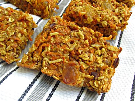 Flourless Carrot Cake Oat Bars Chicago Jogger