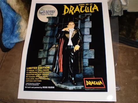 Monsters In Motion Aurora Box Dracula Resin Model 10859 Picclick