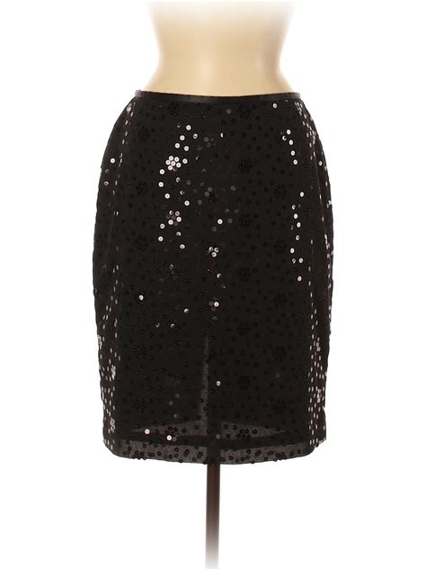 Ann Taylor Loft Women Black Formal Skirt 8 Petites Ebay