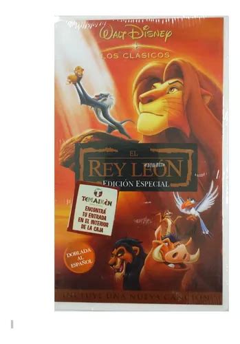 El Rey León Walt Disney Vhs Original en venta en Capital Federal