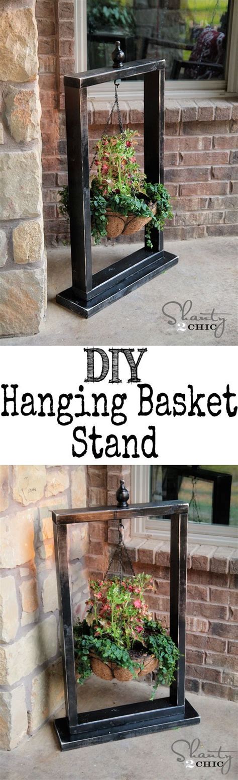 Hanging Basket Stand Spruce Up That Door Step Or Patio