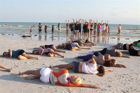 Photo Gallery And Video Moving Ethos Flash Mob On Siesta Key Beach