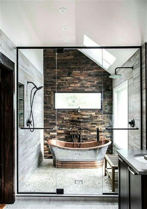 38 Best Modern Rustic Bathroom Design And Decorating Ideas For 2019
