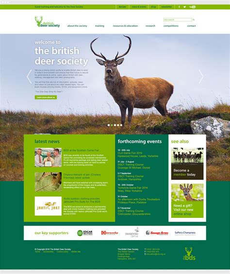 The British Deer Society Sprout Brand Design Agency Salisbury