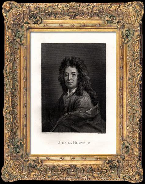 Gravures Anciennes And Dessins Portrait De Jean De La Bruyère 1645