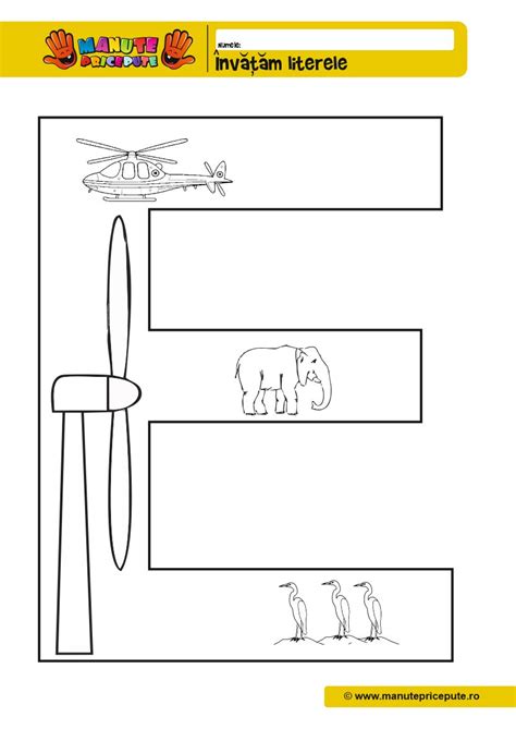 Manute Pricepute Fise De Lucru Litera E