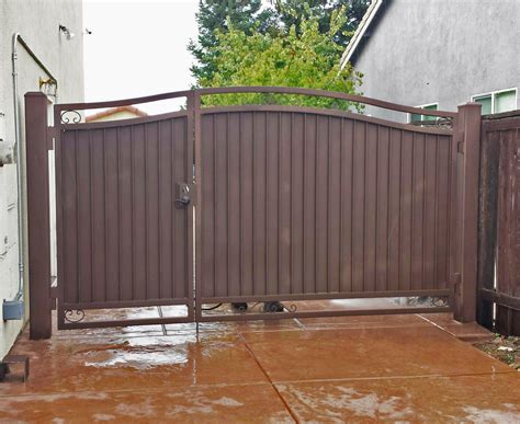 Explore unique wooden, metal and iron entrances for your estate. Wrought Iron Side-Yard Gates/ Privacy Gates, Sacramento, CA