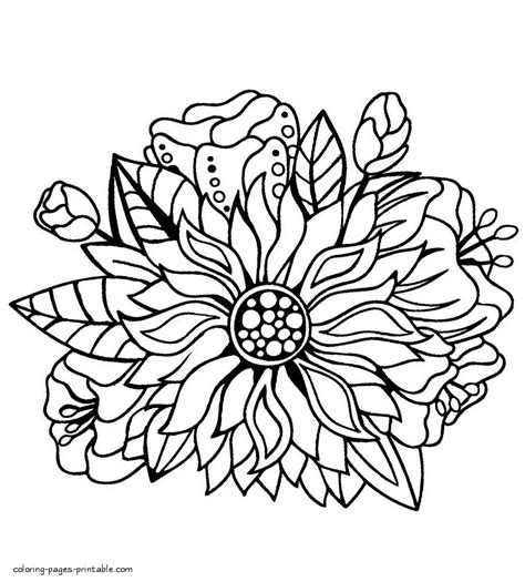 floers coloring page  persons  ripe years coloring pages