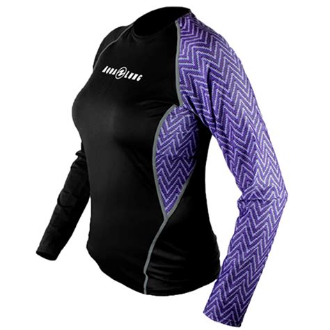 Aqua Lung Rashguards Long Sleeves Women Aquaventure Whitetip Dive