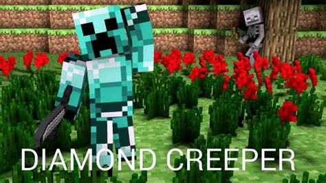 Minecraftnuova Skindiamond Creeper Youtube