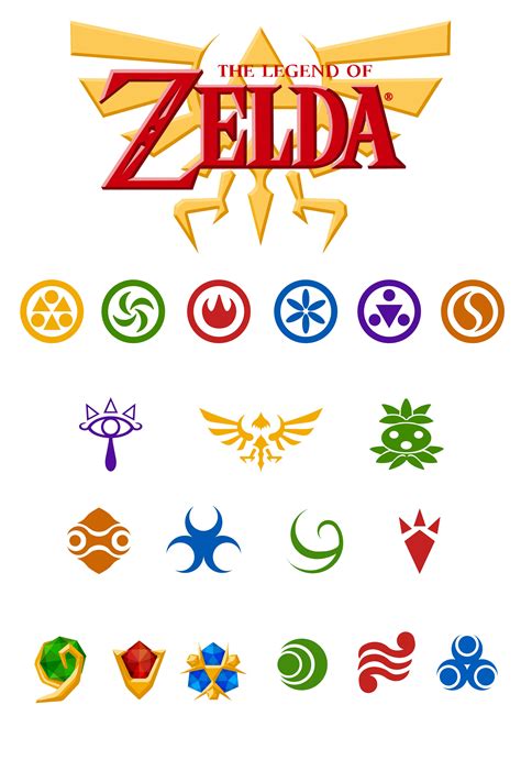 Zelda Vector Symbols Ocarina Of Time Majora S Mask Zelda Tattoo Legend Of Zelda Tattoos
