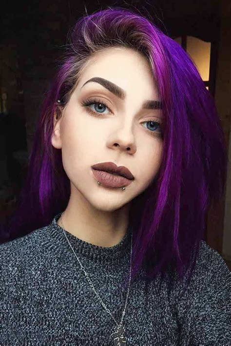 46 Purple Hair Styles That Will Make You Believe In Magic Purple Hair