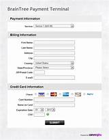Pictures of Braintree Credit Card Form