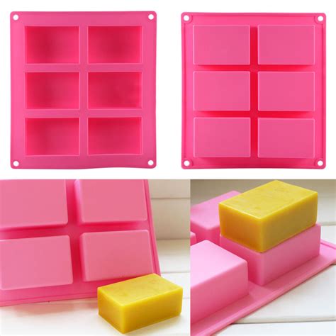 Check spelling or type a new query. 6 Cavity Plain Rectangle Soap Mold Silicone Craft DIY Making Homemade Cake Mould | eBay