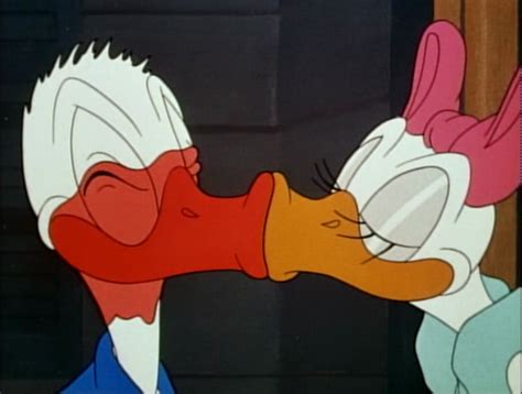donald duck and daisy kissing disneytoonland donald s crime 1945 duck cartoon chip and dale