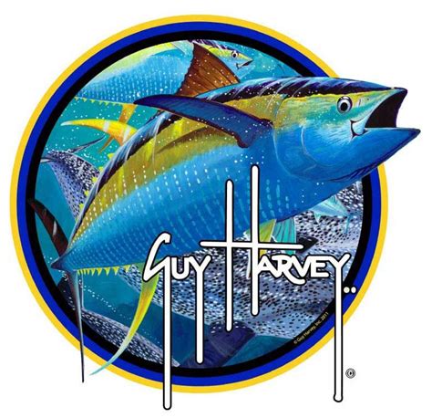 Guy Harvey Tuna Sticker Available The Mossy Oak Store Foleal Guy