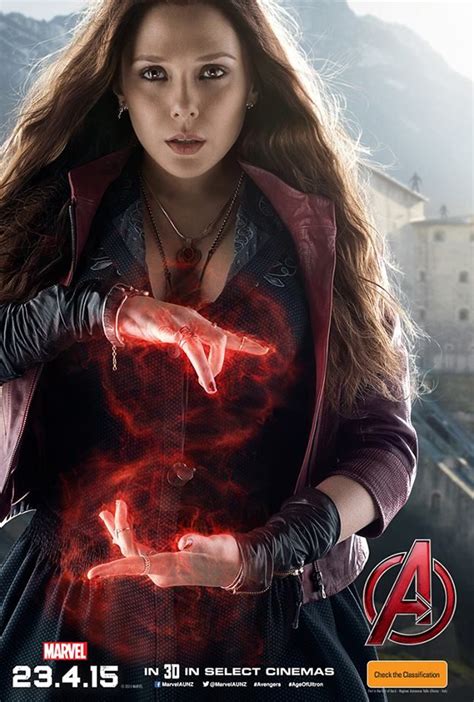 Scarlet Witch Avengers Age Of Ultron Movie Poster My Xxx Hot Girl