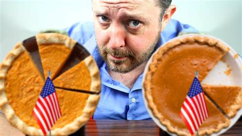 Both potatoes and sweet potatoes are tuberous root vegetables, which include thousands of different varieties, coming in all shapes, colors, and sizes. My Verdict on America's Sweet Potato vs Pumpkin Pie - YouTube