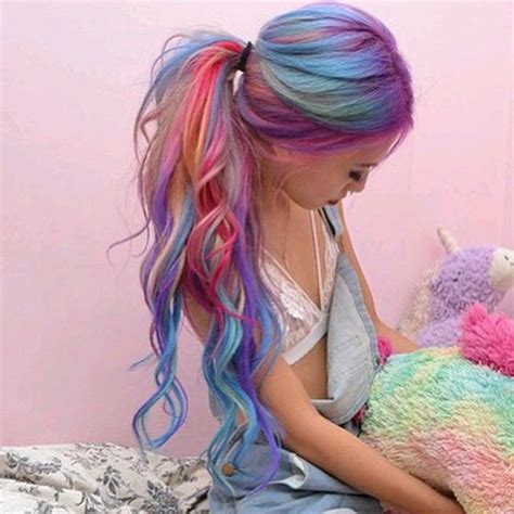 Hairstyles On Instagram Who Is A Fan Of This Rainbow Hair Tag A