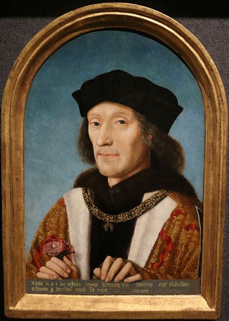 Livery Collar Of Henry Vii By An Unknown Dutch Artist Oil On Panel