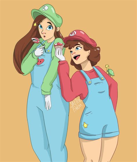 Mario Sisters By Sketchfarm On Newgrounds