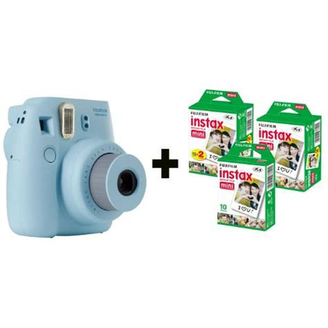 Fujifilm Fuji Instax Mini 8 Blue 50 Shots Of Instant Film Pack Of 50