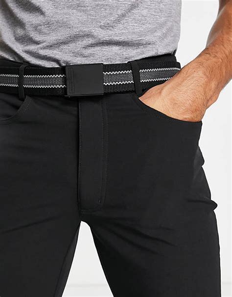 Calvin Klein Golf Webbing Belt In Black Asos