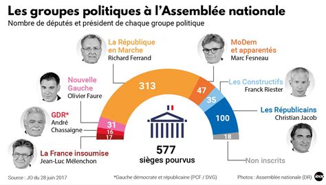 Infographie Quels Sont Les Groupes Parlementaires à Lassemblée Et