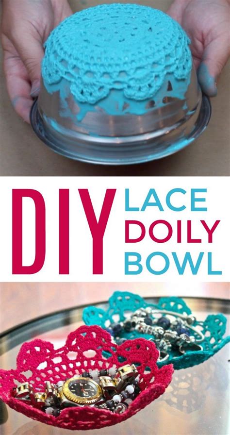 Diy Lace Doily Bowl Artofit
