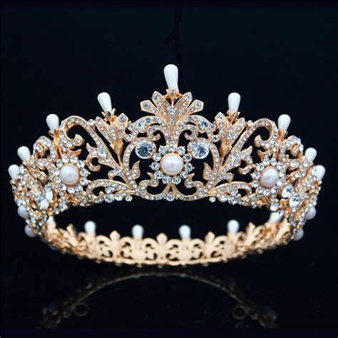 bride tiara crown for women headdress bridal wedding hair jewelry girls diadem tiaras and crowns