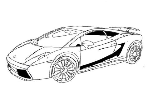 Daha araba markaları boyama kitabı. Lamborghini Boyama Resmi