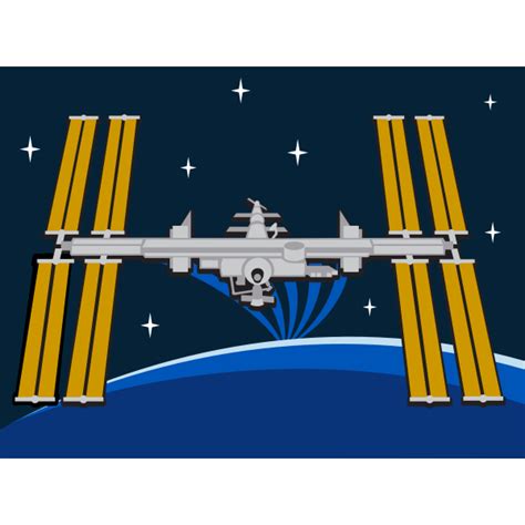 Iss Station In Space Free Svg