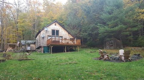 Catskill Mountain Cabin For Sale On 345 Acres Of Land Close To Nature
