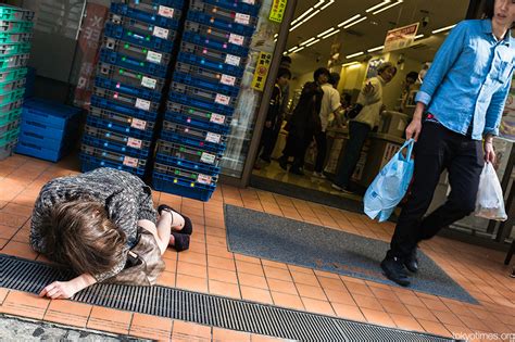 Incredibly Drunk Japanese Woman — Tokyo Times