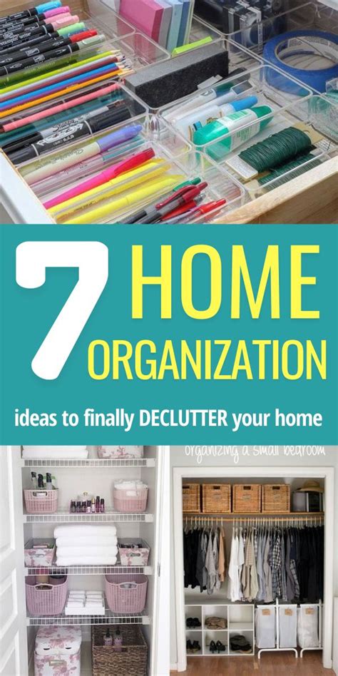 Get Rid Of The Clutter With These Clever Home Organization Ideas