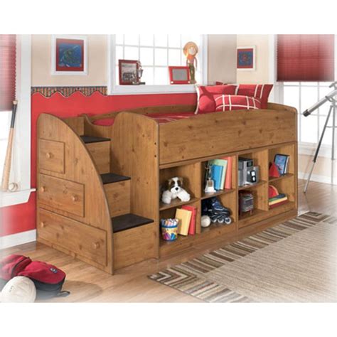 B233 68t Ashley Furniture Stages Light Brown Twin Loft Bed
